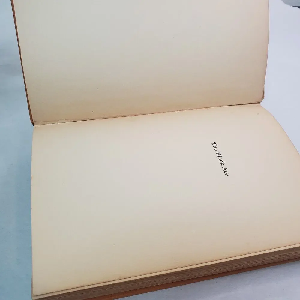 The Black Ace by George Dilnot (1st Ed) Hardcover No DJ 1929 Houghton Mifflin